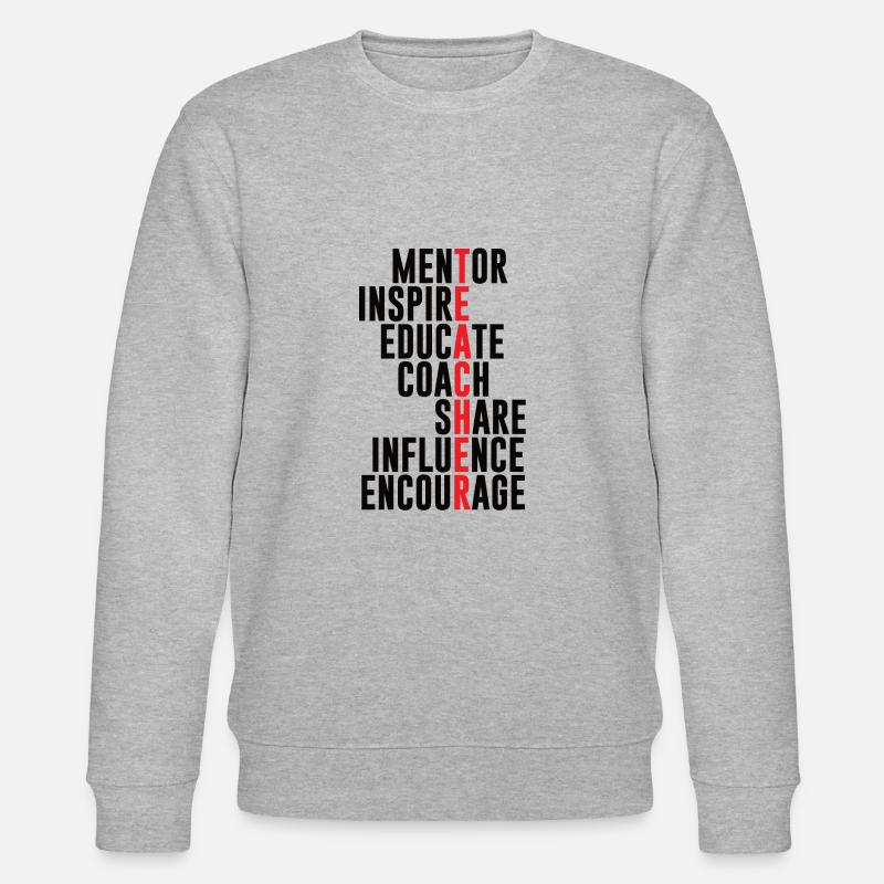 professeur - Sweat bio CHANGER Stanley/Stella Unisexe - gris chiné