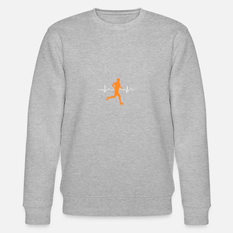 Runner - Stanley/Stella Unisex Bio-Sweatshirt CHANGER  - Grau meliert