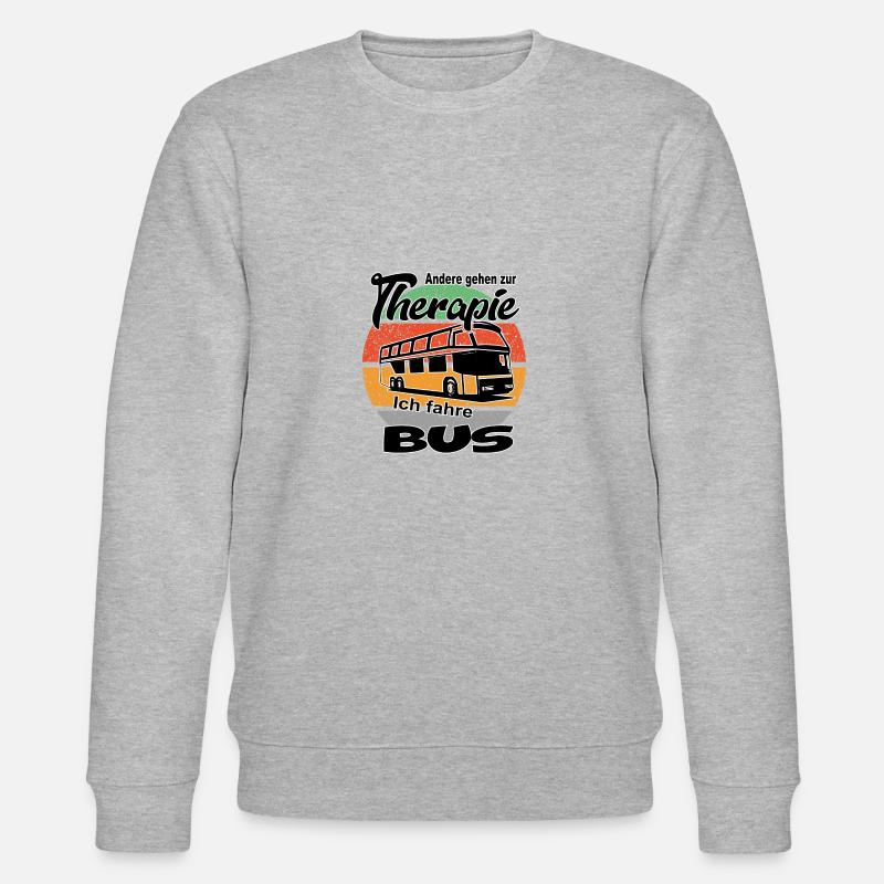 Busfahrer Omnibusfahrer - Stanley/Stella Unisex Bio-Sweatshirt CHANGER  - Grau meliert