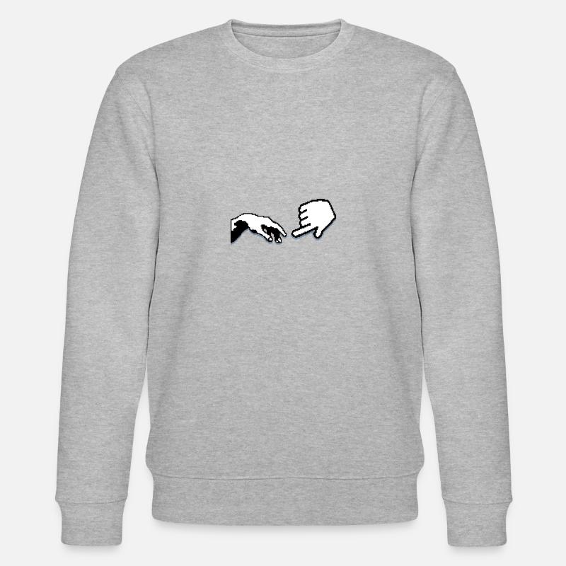 Geek - Stanley/Stella Unisex Bio-Sweatshirt CHANGER  - Grau meliert