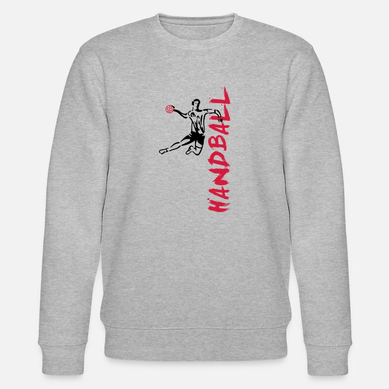 Handballer seitlich - Stanley/Stella Unisex Bio-Sweatshirt CHANGER  - Grau meliert