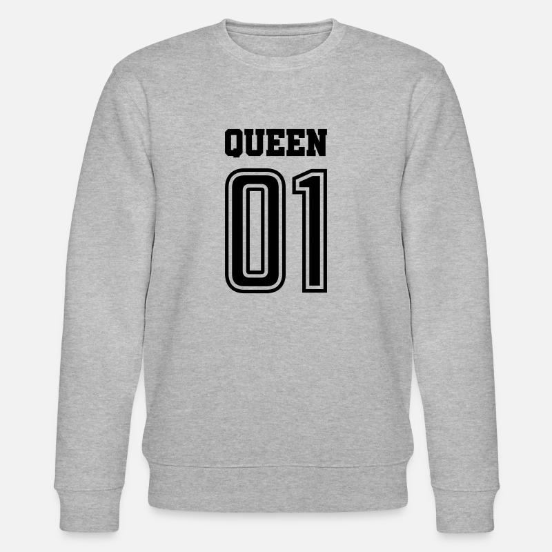 queen 01 - Stanley/Stella Unisex Bio-Sweatshirt CHANGER  - Grau meliert