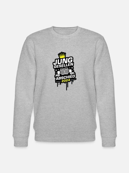 Junggesellen Abschied 2024 - Stanley/Stella Unisex Bio-Sweatshirt CHANGER - Grau meliert