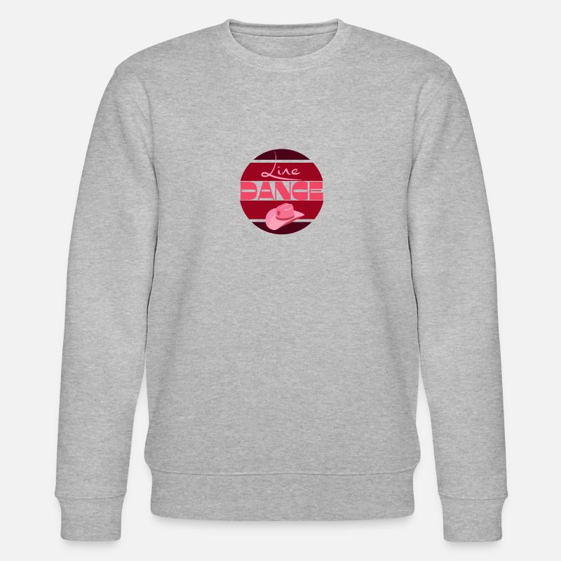 Line dance Linientanz - Stanley/Stella Unisex Bio-Sweatshirt CHANGER  - Grau meliert