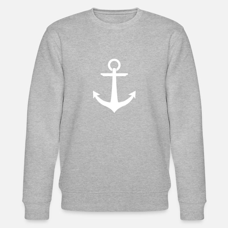 Anker / Anchor - Stanley/Stella Unisex Bio-Sweatshirt CHANGER  - Grau meliert