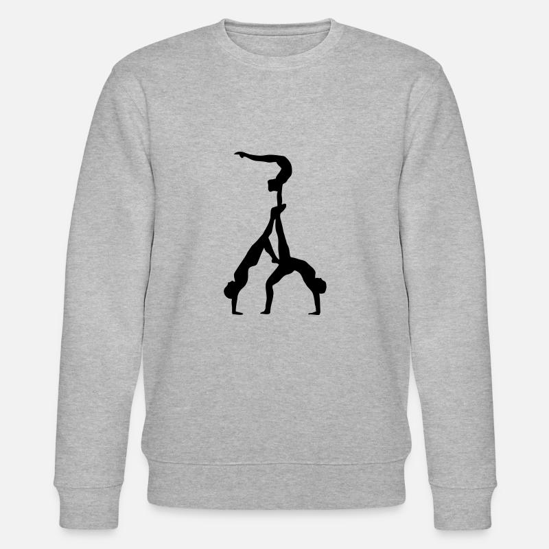 Akrobatik - Stanley/Stella Unisex Bio-Sweatshirt CHANGER  - Grau meliert