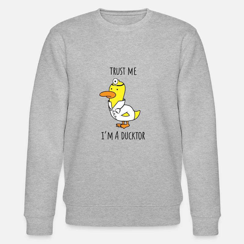 Ducktor - Stanley/Stella Unisex Bio-Sweatshirt CHANGER  - Grau meliert