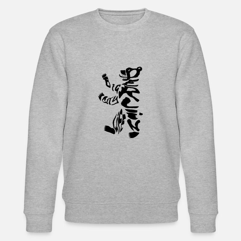 Ours de Berlin 2 - Sweat bio CHANGER Stanley/Stella Unisexe - gris chiné
