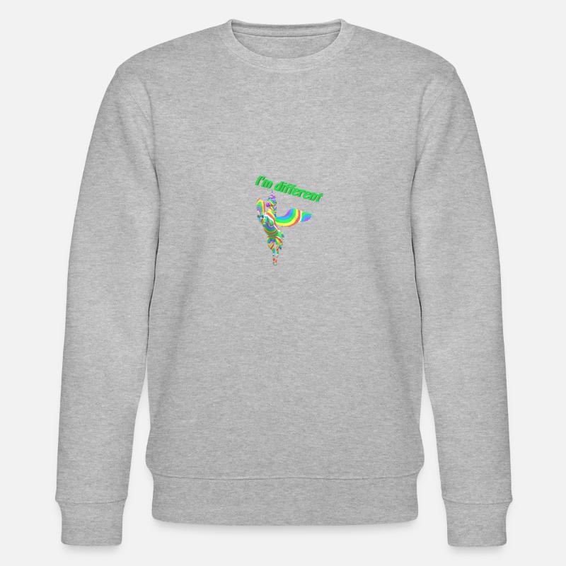 I'm different - Stanley/Stella Unisex Bio-Sweatshirt CHANGER  - Grau meliert