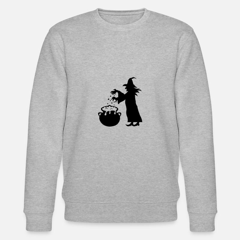 hexe - Stanley/Stella Unisex Bio-Sweatshirt CHANGER  - Grau meliert