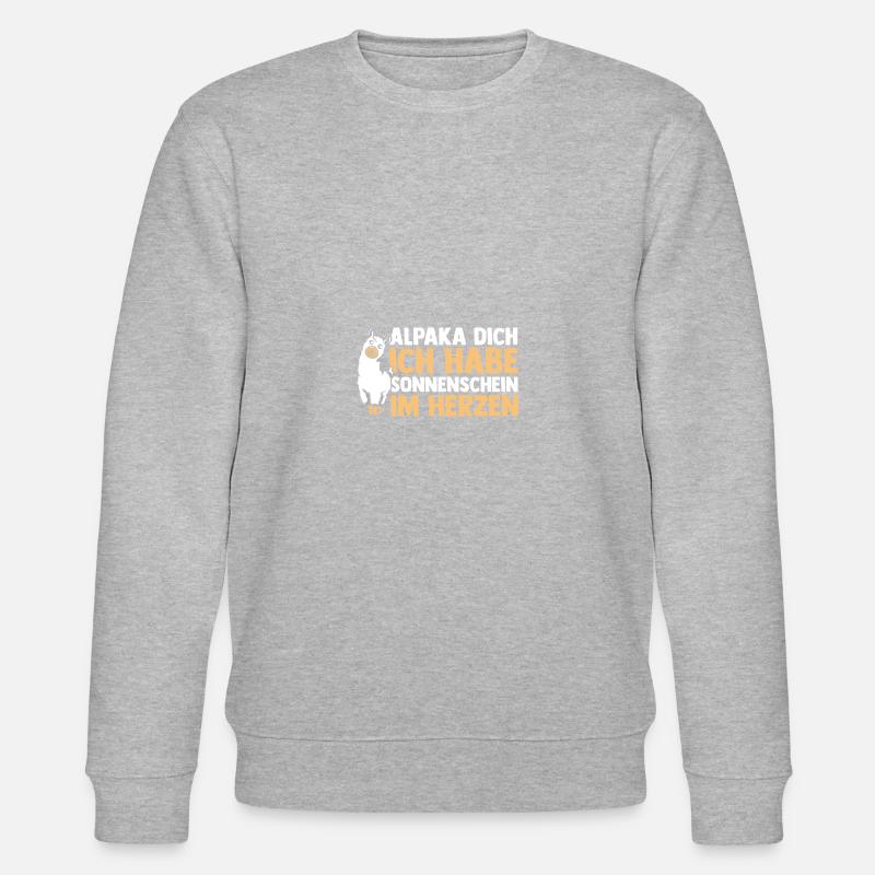 Alpaka - Stanley/Stella Unisex Bio-Sweatshirt CHANGER  - Grau meliert