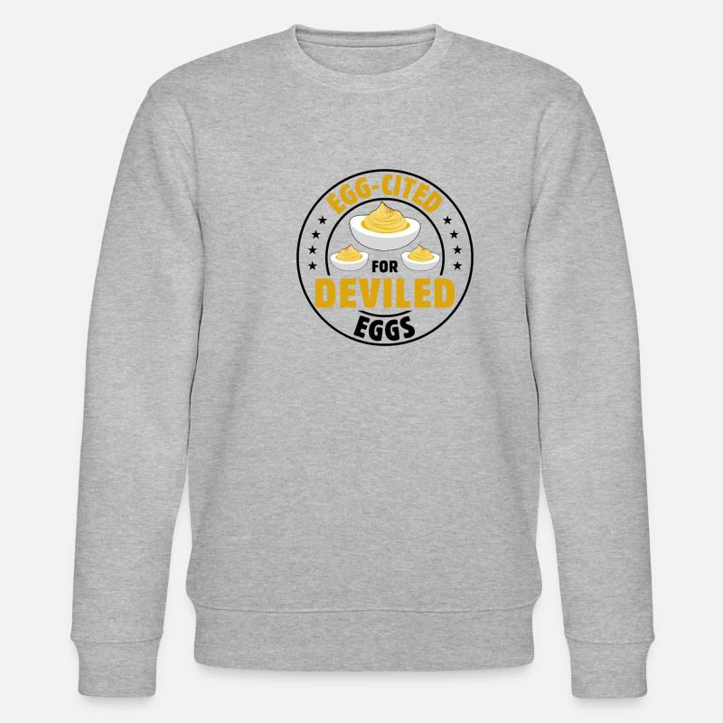 Devil's Egg Spell - Stanley/Stella CHANGER Unisex Organic Sweatshirt - heather grey
