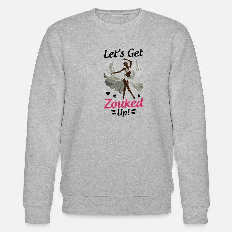 Witziger Zouk Tänzer Spruch - Stanley/Stella Unisex Bio-Sweatshirt CHANGER - Grau meliert