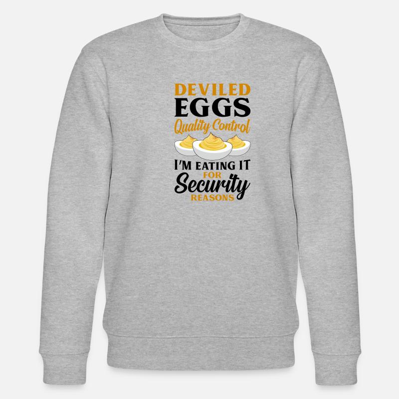 Devil's Egg Spell - Stanley/Stella CHANGER Unisex Organic Sweatshirt - heather grey
