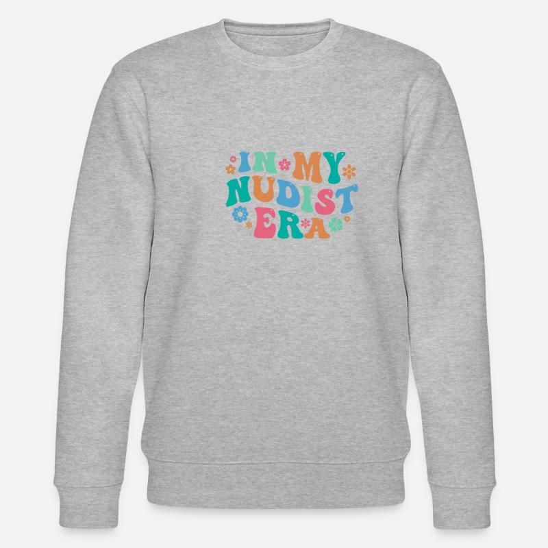 Dicton du nudisme - Sweat bio CHANGER Stanley/Stella Unisexe - gris chiné