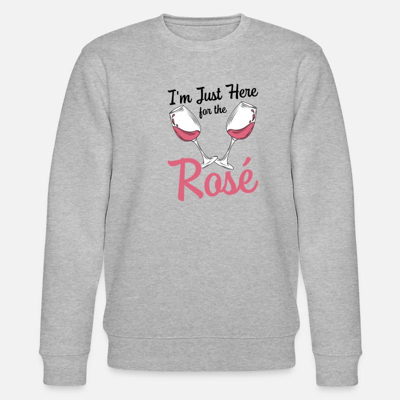 Wein Rosé - Stanley/Stella Unisex Bio-Sweatshirt CHANGER  - Grau meliert