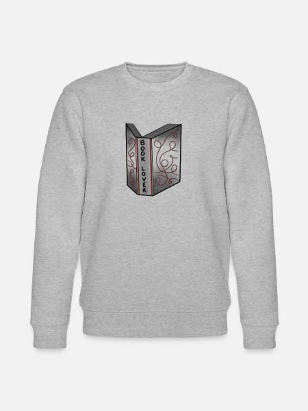 Book Lover - Stanley/Stella CHANGER Unisex Organic Sweatshirt - heather grey