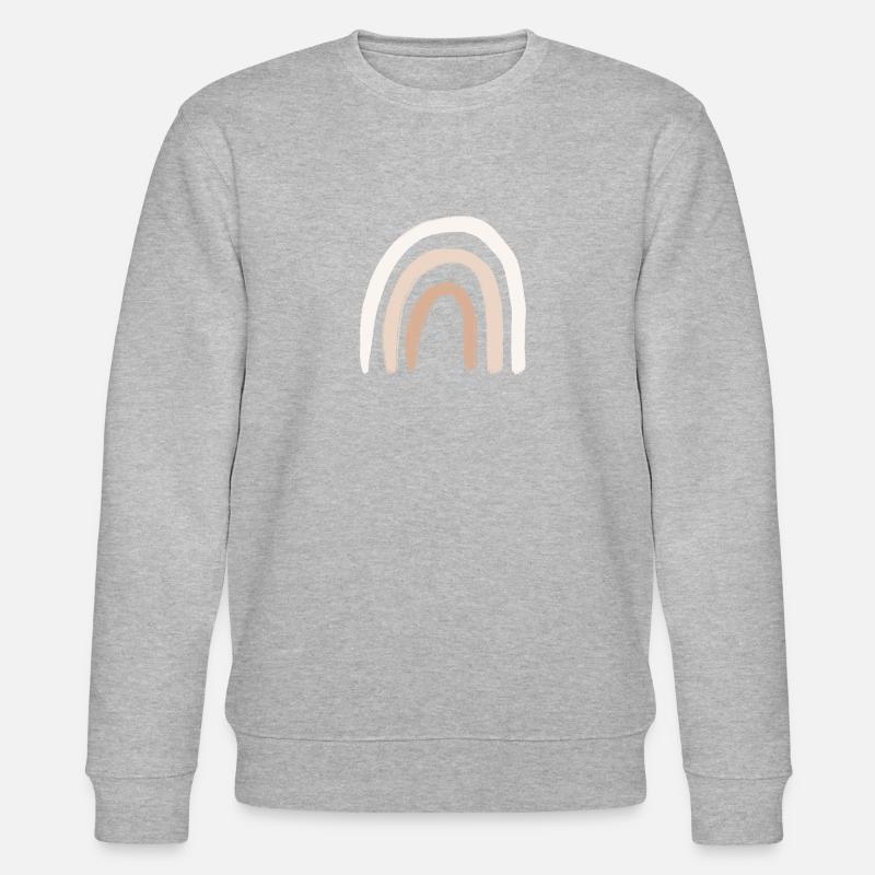 Boho Rainbow #BohoKollektion - Stanley/Stella CHANGER Unisex Organic Sweatshirt - heather grey