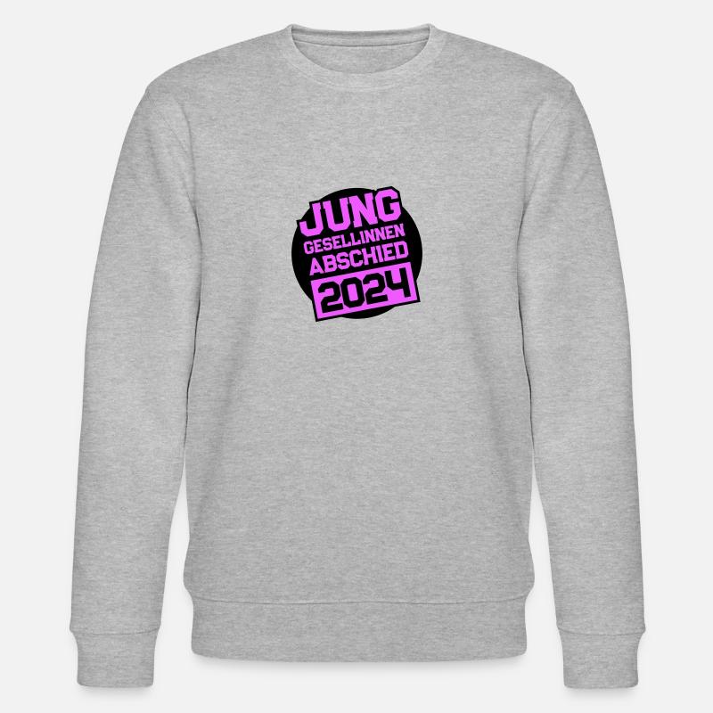 Junggesellinnenabschied Jga 2024 - Stanley/Stella Unisex Bio-Sweatshirt CHANGER  - Grau meliert