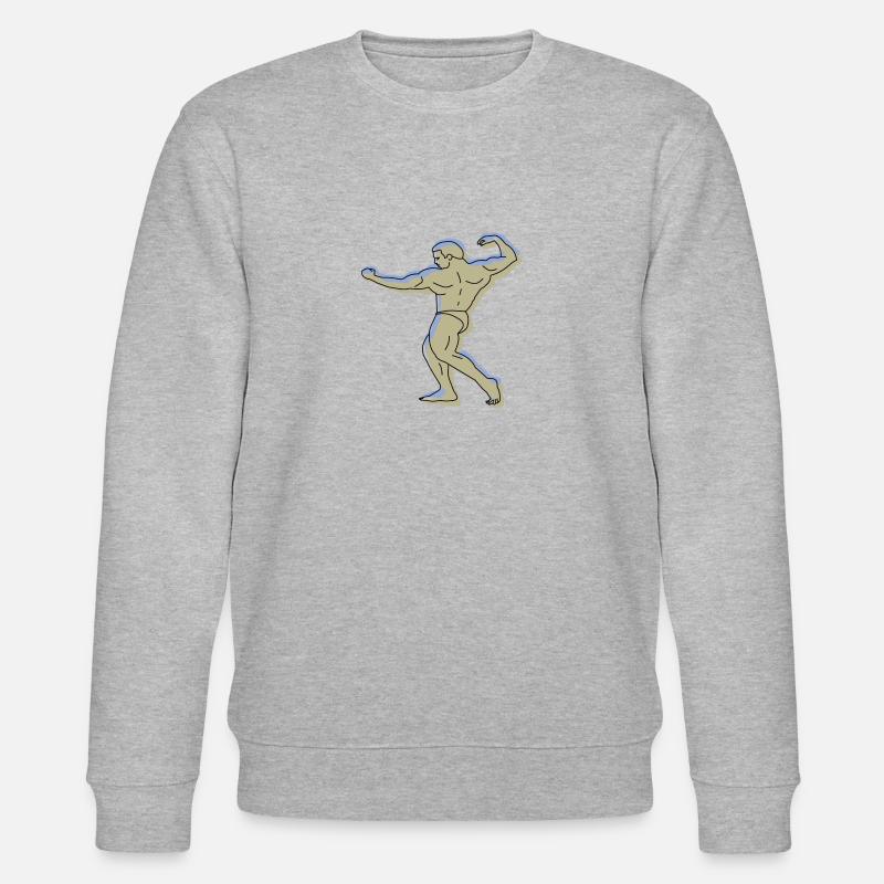 Body Builder - Stanley/Stella Unisex Bio-Sweatshirt CHANGER  - Grau meliert