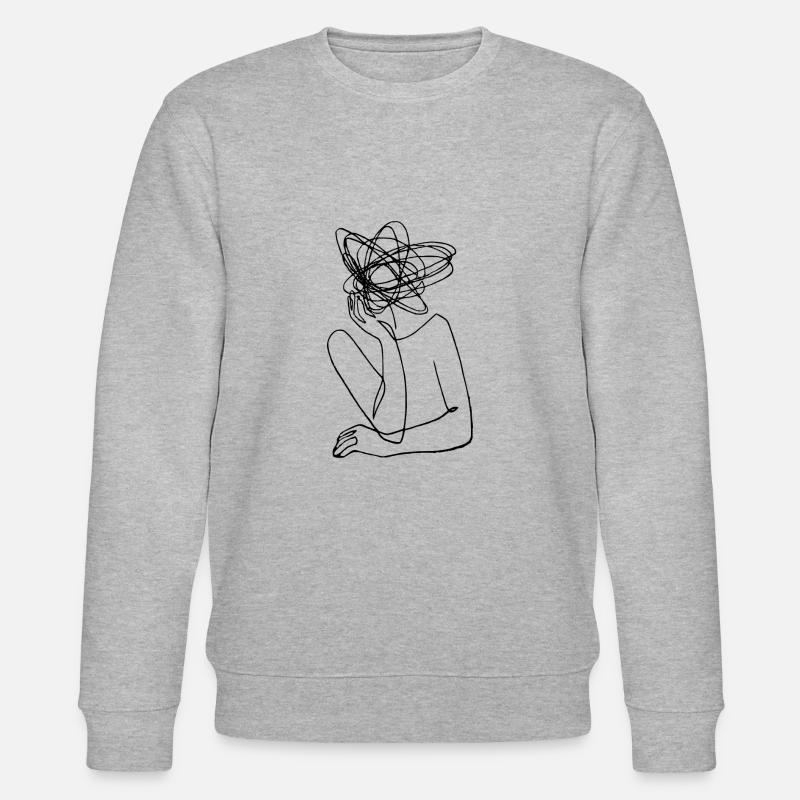 Denken - Stanley/Stella Unisex Bio-Sweatshirt CHANGER  - Grau meliert