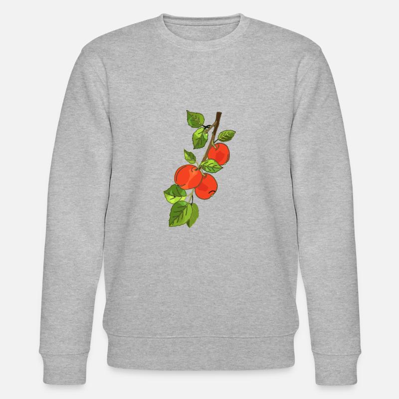 Äpfel - Stanley/Stella Unisex Bio-Sweatshirt CHANGER  - Grau meliert