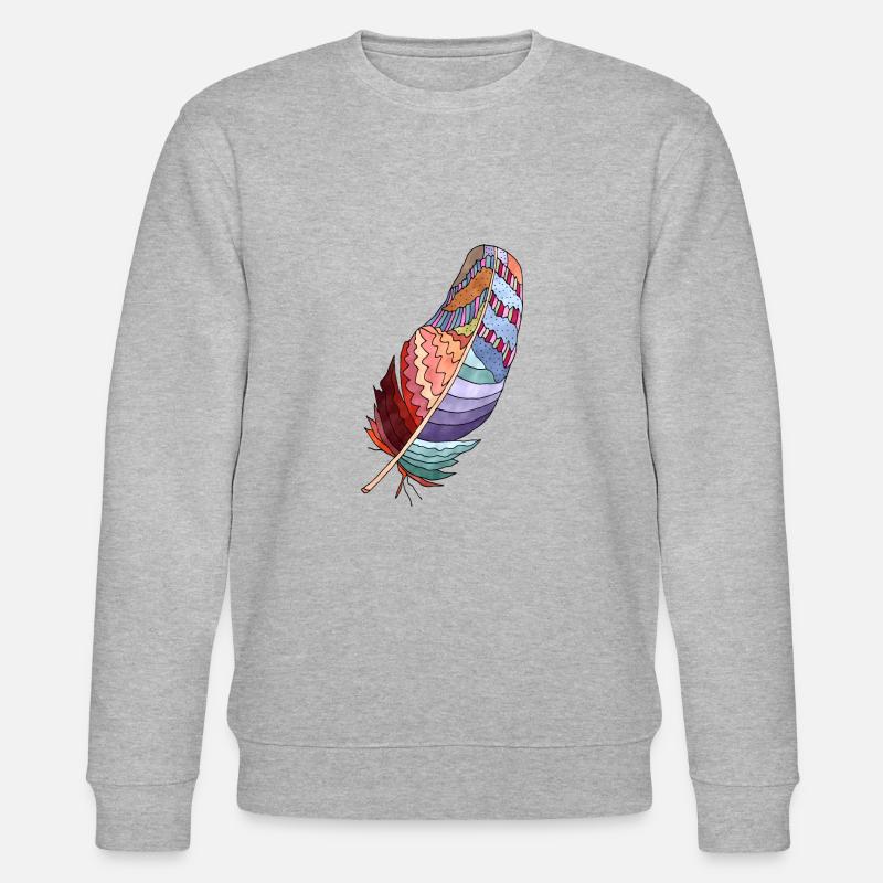 Feder - Stanley/Stella Unisex Bio-Sweatshirt CHANGER - Grau meliert