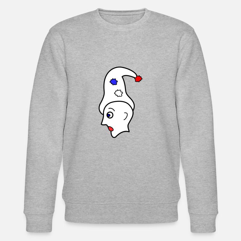 Harlekin - Stanley/Stella Unisex Bio-Sweatshirt CHANGER  - Grau meliert