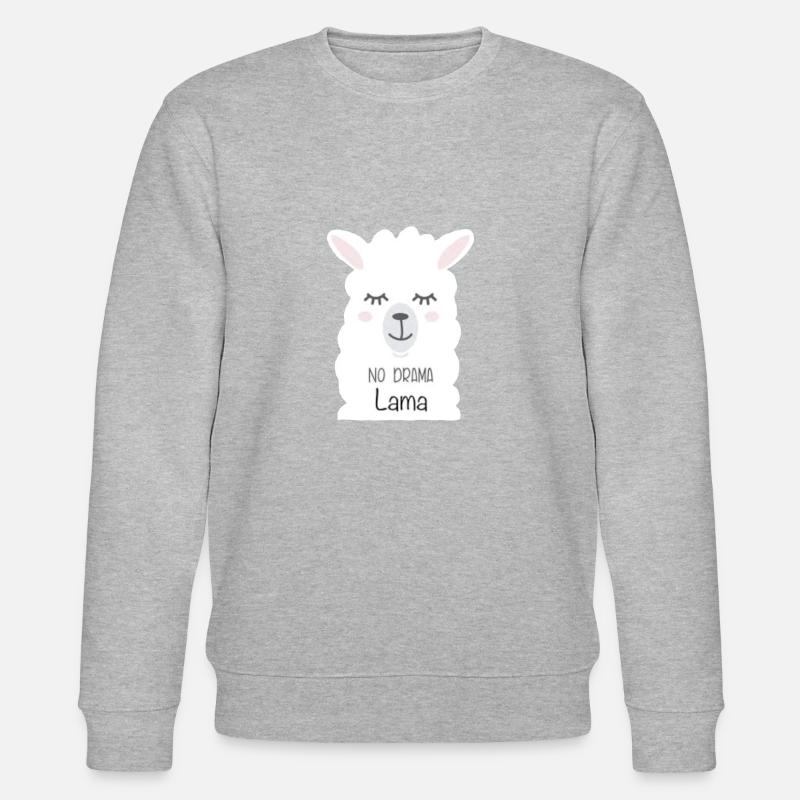 Pas de drame Lama - Sweat bio CHANGER Stanley/Stella Unisexe - gris chiné