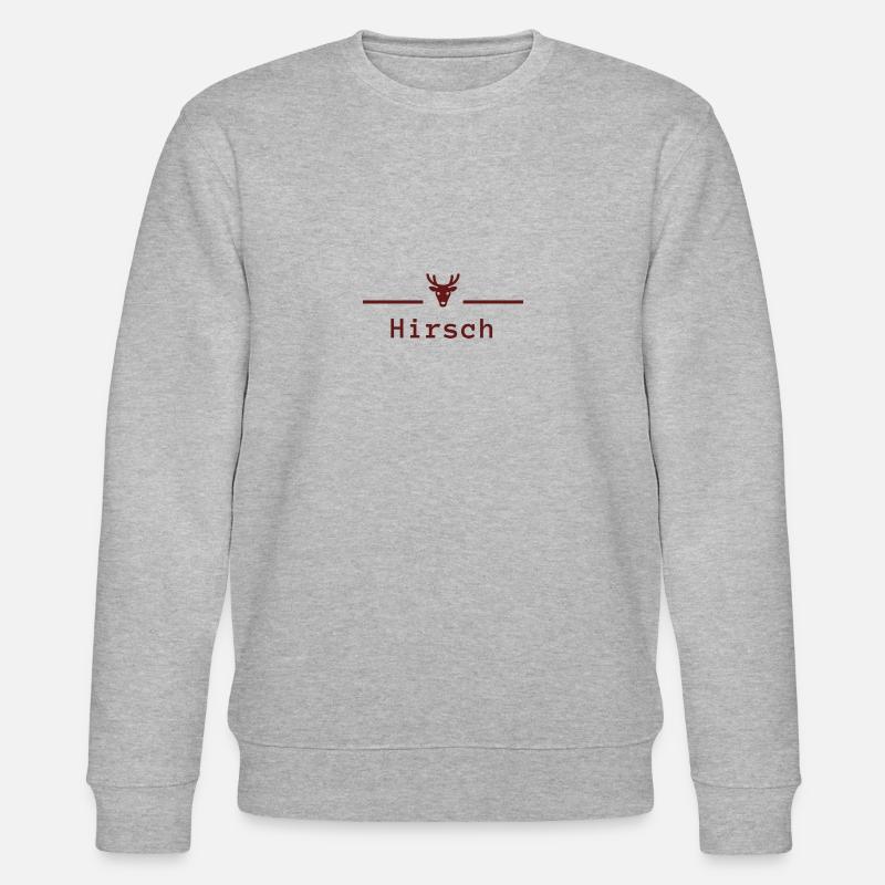 Hirsch - Stanley/Stella Unisex Bio-Sweatshirt CHANGER  - Grau meliert