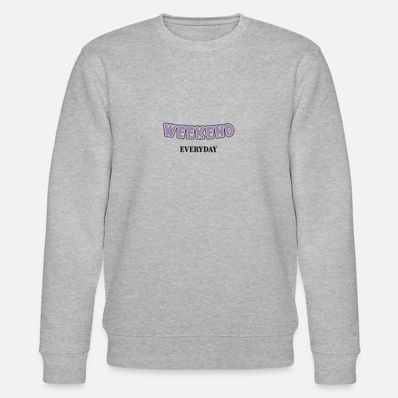 Weekend everyday - Stanley/Stella Unisex Bio-Sweatshirt CHANGER  - Grau meliert