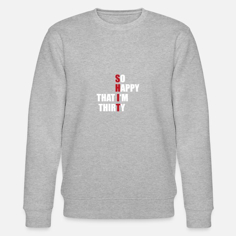 30 - Stanley/Stella Unisex Bio-Sweatshirt CHANGER  - Grau meliert