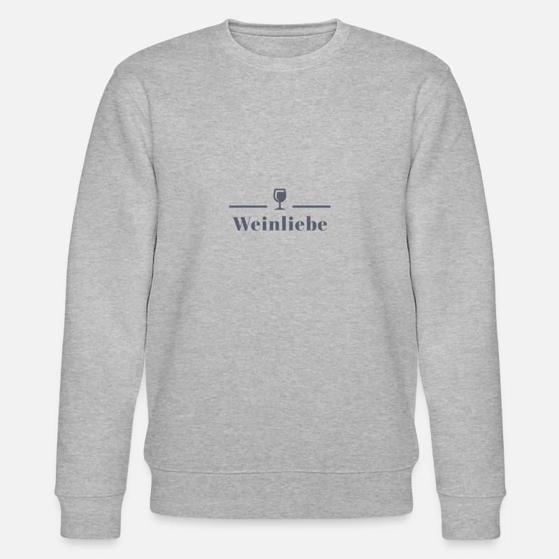 Weinliebe - Stanley/Stella Unisex Bio-Sweatshirt CHANGER  - Grau meliert