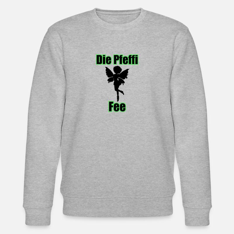 Die Pfeffi Fee - Stanley/Stella Unisex Bio-Sweatshirt CHANGER  - Grau meliert