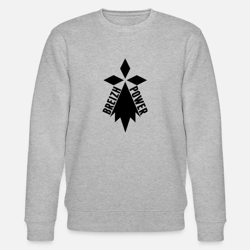 Breizh Strom - Stanley/Stella Unisex Bio-Sweatshirt CHANGER  - Grau meliert