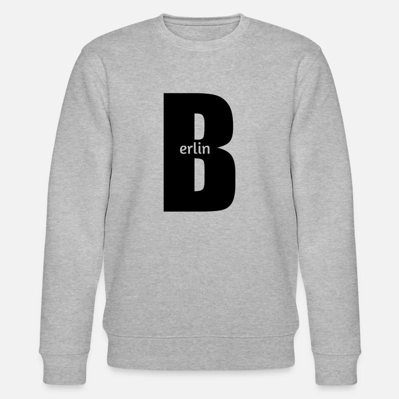 Berlin - Stanley/Stella Unisex Bio-Sweatshirt CHANGER  - Grau meliert