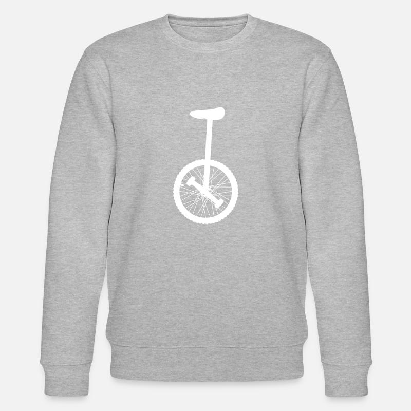 Einrad Silhouette - Stanley/Stella Unisex Bio-Sweatshirt CHANGER  - Grau meliert