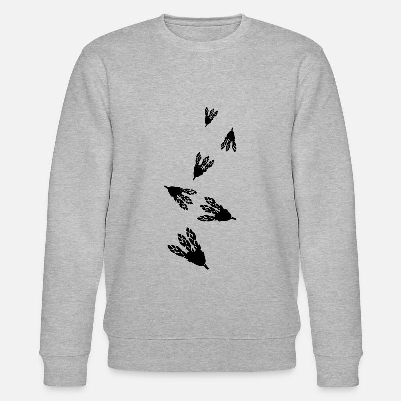 Spargel Gemüse icon - Stanley/Stella Unisex Bio-Sweatshirt CHANGER  - Grau meliert