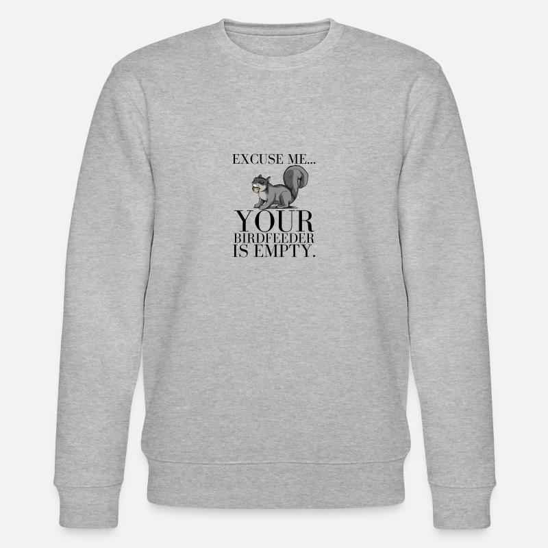 Eichhörnchen - Stanley/Stella Unisex Bio-Sweatshirt CHANGER  - Grau meliert