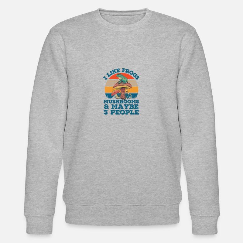 Frosch - Stanley/Stella Unisex Bio-Sweatshirt CHANGER  - Grau meliert