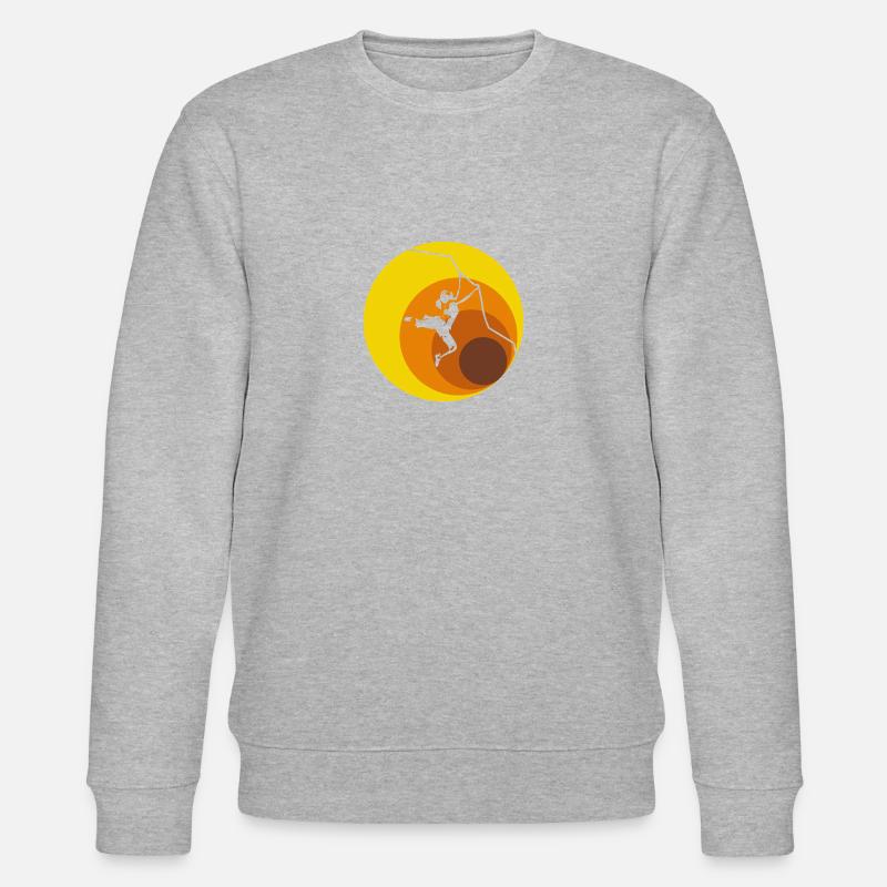 Escalade Automne Rétro - Sweat bio CHANGER Stanley/Stella Unisexe - gris chiné