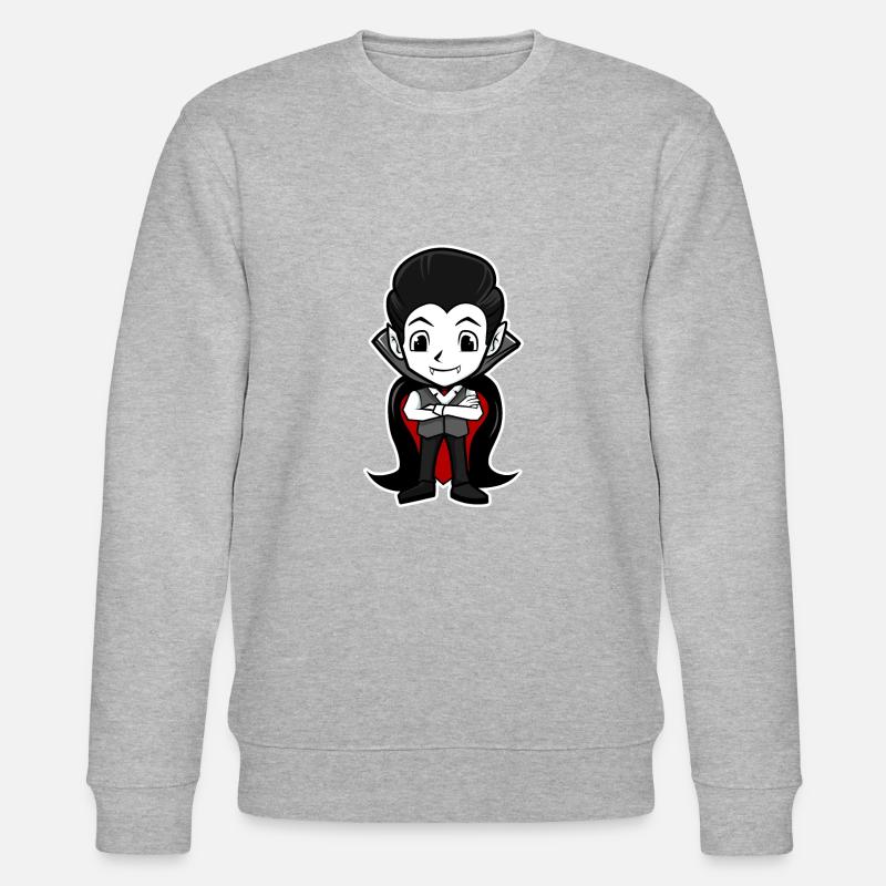 Vampir - Stanley/Stella Unisex Bio-Sweatshirt CHANGER  - Grau meliert