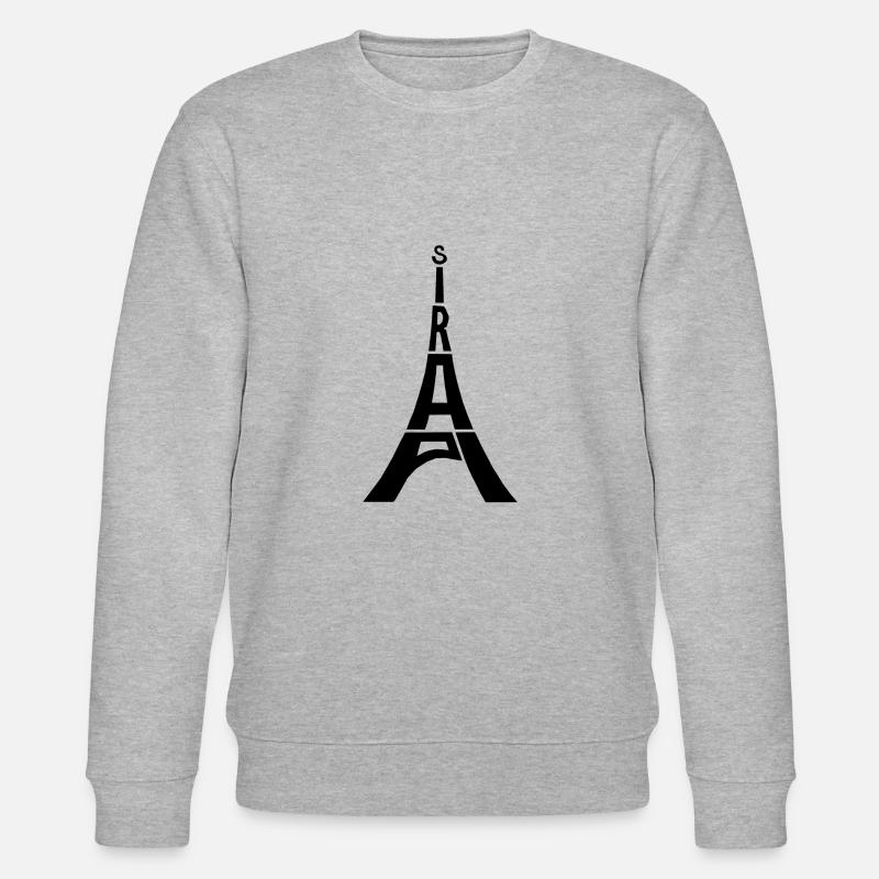 Paris Eiffel Tower - Stanley/Stella Unisex Bio-Sweatshirt CHANGER  - Grau meliert