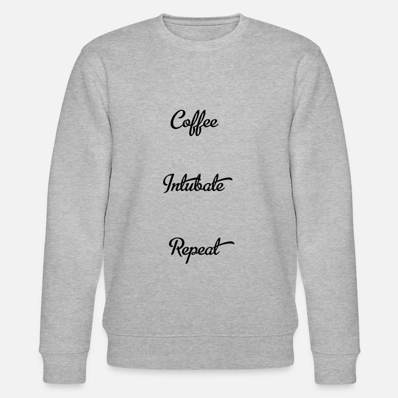 coffee intubate repeat - Sweat bio CHANGER Stanley/Stella Unisexe - gris chiné