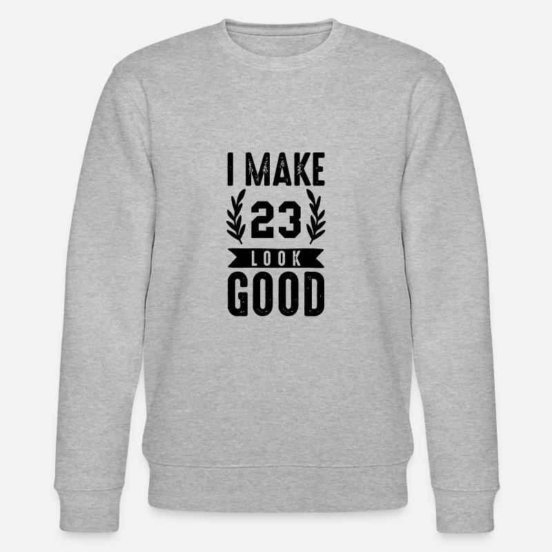 look good 23 - Stanley/Stella Unisex Bio-Sweatshirt CHANGER  - Grau meliert