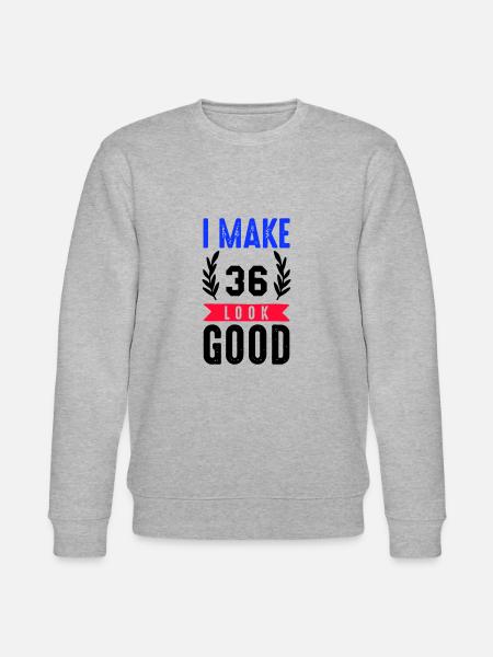 look good 36 - Stanley/Stella CHANGER Unisex Organic Sweatshirt - heather grey