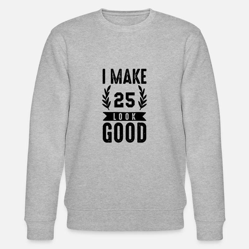 look good 25 - Stanley/Stella Unisex Bio-Sweatshirt CHANGER  - Grau meliert