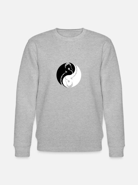 Drache - Stanley/Stella Unisex Bio-Sweatshirt CHANGER - Grau meliert