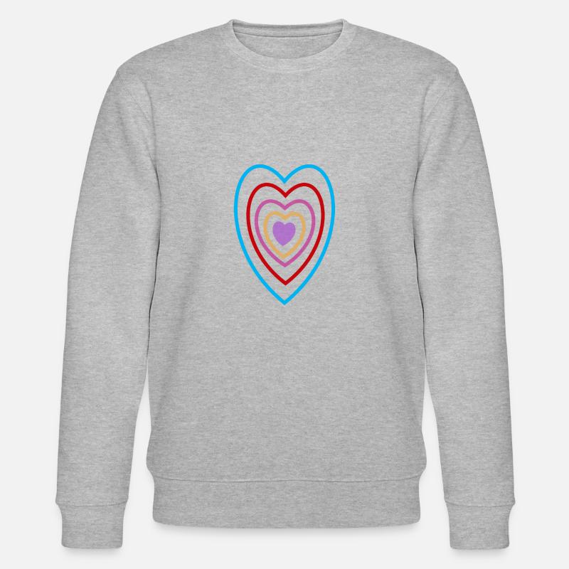 Image des cœurs16 - Sweat bio CHANGER Stanley/Stella Unisexe - gris chiné