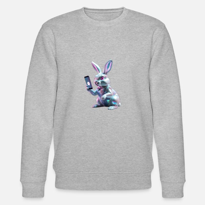 Bunny Pro - Stanley/Stella Unisex Bio-Sweatshirt CHANGER  - Grau meliert